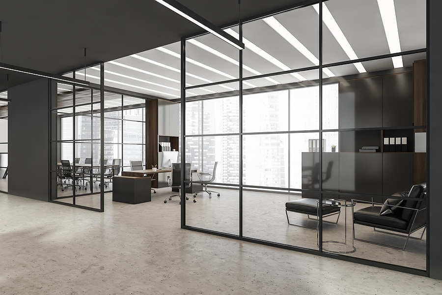 Glass Partitions & Ceiling Vents: The Forgotten Office Clean