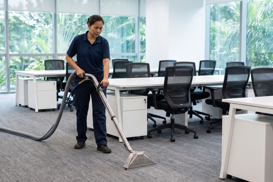 Why Old Office Carpet Stains Reappear After Cleaning